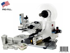 Table Top Flat Bottle Labeling Machine Bags Box Label Machine 20-40 pcs/min