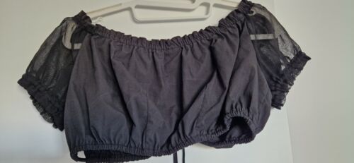 Dirndlbluse Carmen Bluse Dirndl Spieth & Wensky schwarz, Gr. 38 - Bild 2 von 9