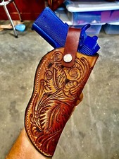 Hand Tooled 1911 leather holster 5 owb