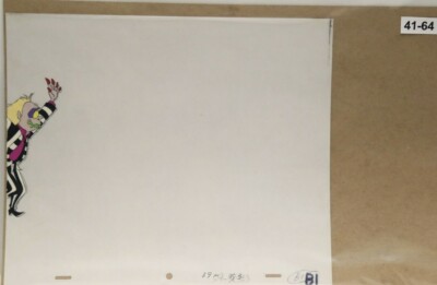 Beetlejuice Original Production Drawing And Cel 41-64 Used Cond.