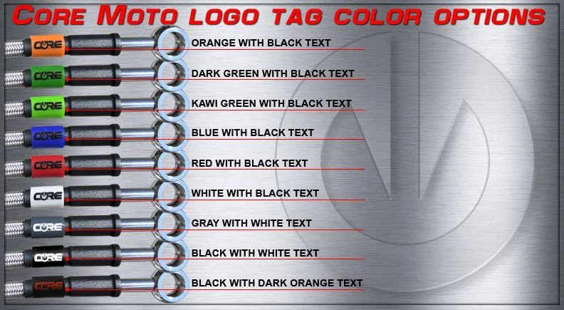 Kit trenzado de acero inoxidable delantero-trasero Suzuki RM250 2004-2007 2008 Foto 3 de 4