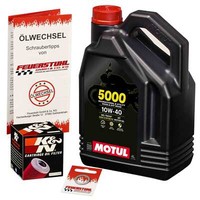 Honda CB 500 (PC26) 93-95, Motul 10W40 ÖL + K&N Racing ÖLfilter, MotoröL Set