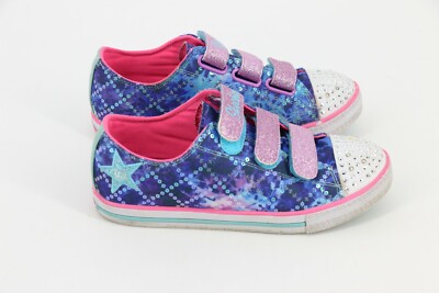 Skechers Big Girls Twinkle Toes Light Up Sneakers with Memory
