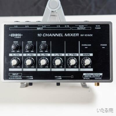 Edirol M-10MX 10チャンネルミキサー Roland M-10MX 10 Channel Stereo Mixer Edirol Portable Battery