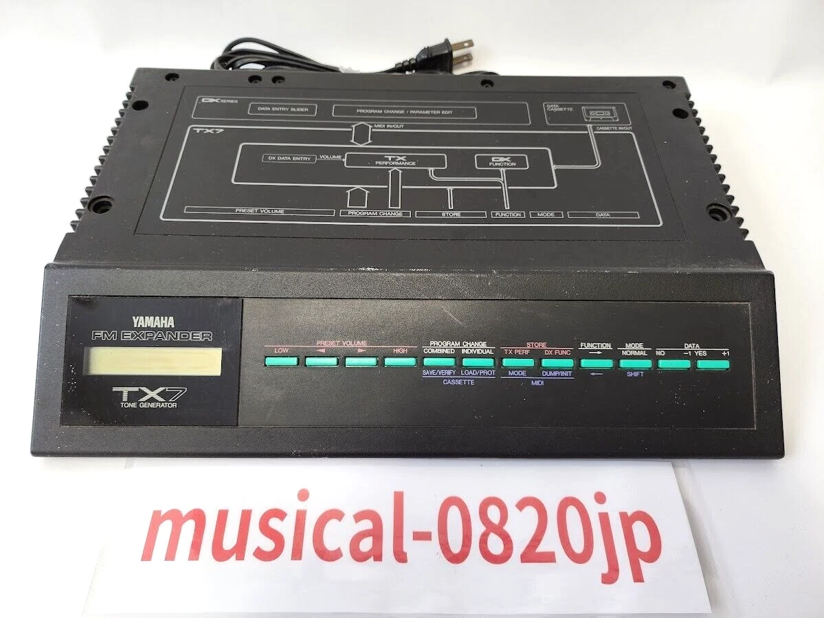 YAMAHA TX7 FM TONE GENERATOR SYNTHESIZER Desktop Module of DX7 eBay
