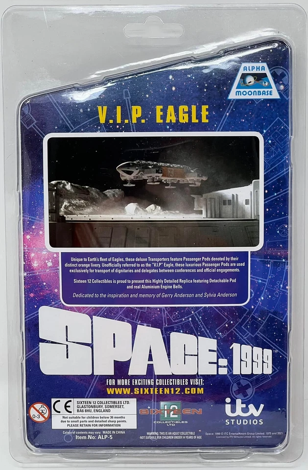 SPACE 1999 - VIP EAGLE ALP5 Sixteen 12 Micro Eagles 16/12 5,5 pulgadas Foto 3 de 4