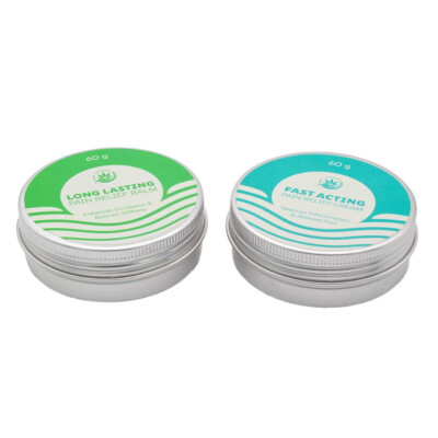 Vegane Schmerzlinderungscreme & Balsam (60g) - Langanhaltender Komfort für Muskeln & Gelenke