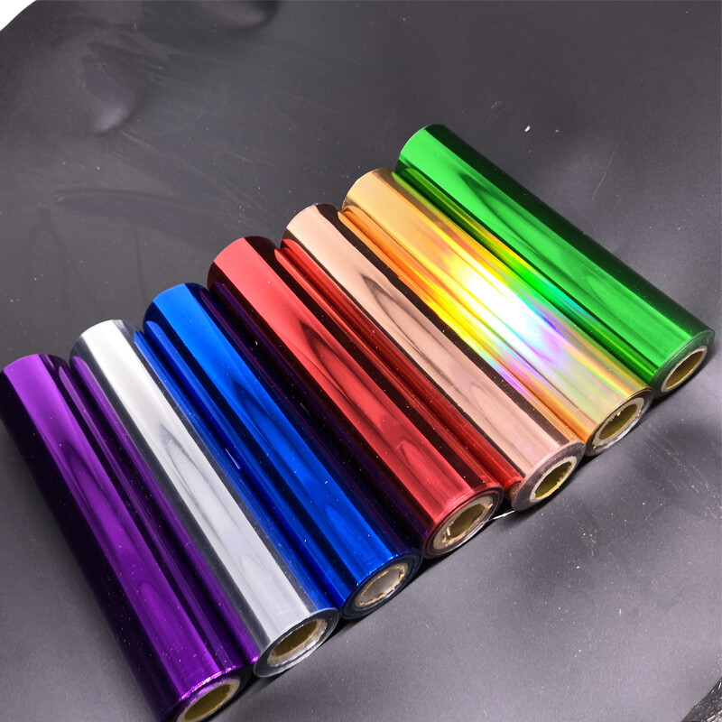 80M/Roll Gold Silver Hot Stamping Foil Paper Rolls for Laminator Laminating-image