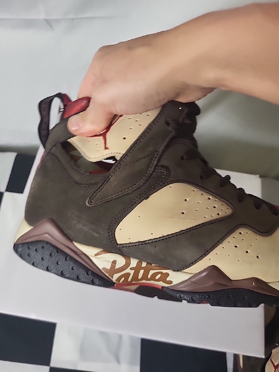 Patta x Air Jordan 7 Retro OG SP Shimmer (AT3375-200) Size