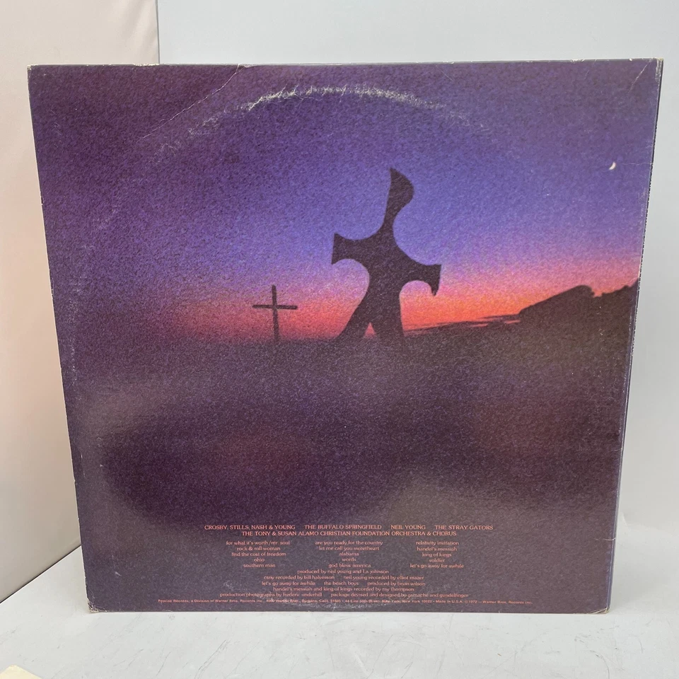 Neil Young ‎Journey Through The Past Vinyl 2xLP OG US 1972 Gatefold VG+/VG+ - Image 2 of 3