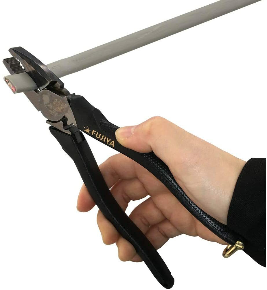 FUJIYA HIGHLEVERAGE SIDE CUTTING PLIERS (200mm) 3000N200BG MADE IN