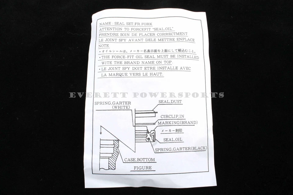 Nuevos tapones antipolvo sellos horquilla Honda 1981-1982 CB900F CBX 1000 Super Sport OEM #M192 D Foto 4 de 4