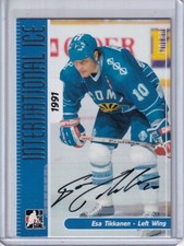 2006-07 ITG International Ice Autographs #AET Esa Tikkanen - FINLAND - SET BREAK