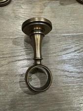 Pottery Barn End Somerset Burnished Brass 1.25 curtain bracket