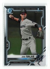 JOSE SALAS #BCP-110 2021 BOWMAN CHROME MARLINS