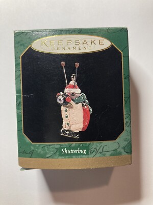 Shutterbug`1997`Miniature-Ladybug Taking Holiday Pictures,Hallmark Ornament-SALE