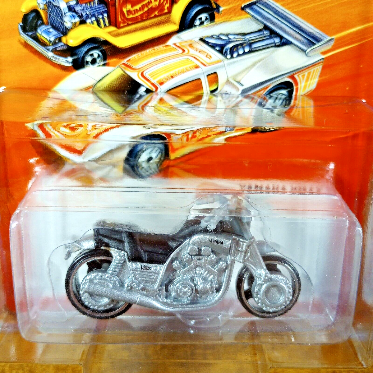 Hot Wheels The Hot Ones Yamaha Vmax Motorcycle Silver & Black