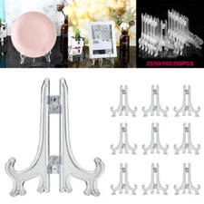 25-200PCS Card Stand Trading Card Stands Baseball Coins Display Stand Holder 3" 