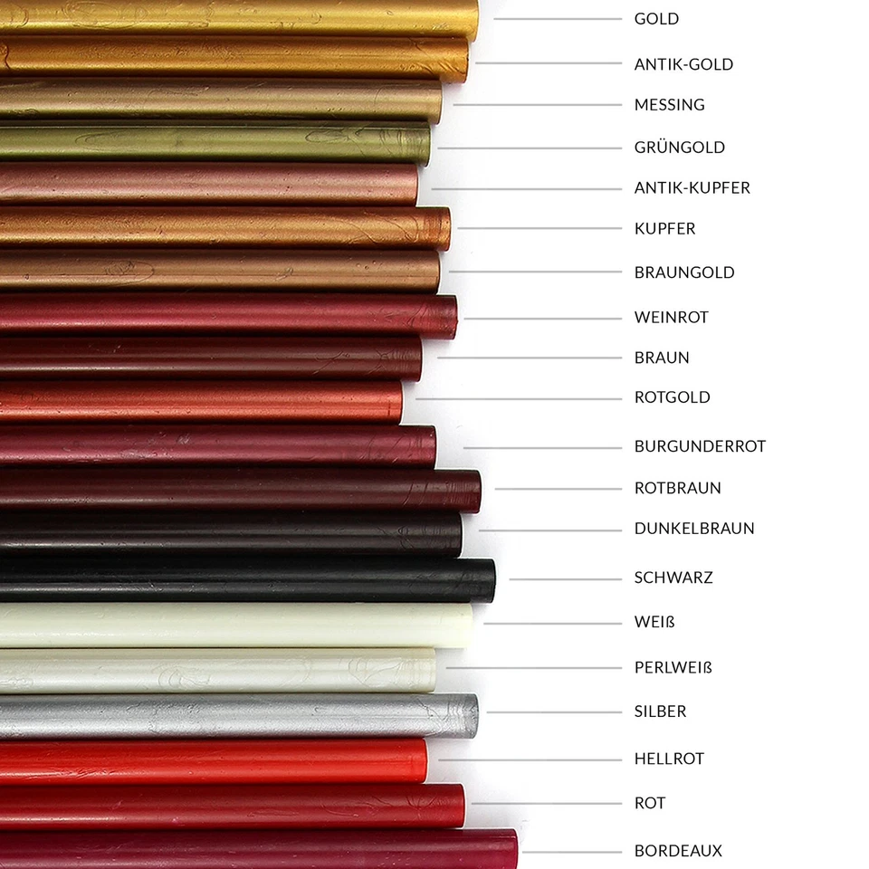 Siegelwachs-Stangen für Heißklebepistole, Ø 11mm, 42 Farben - Bild 2 von 4