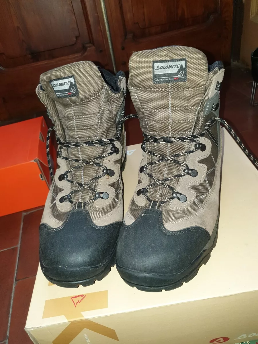 scarponcini da montagna dolomite PELMO GTX beige nero numero 45 2