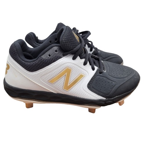 Gold New Balance Women's Smvelov1 Low Metal Softball Cleats - Main Image