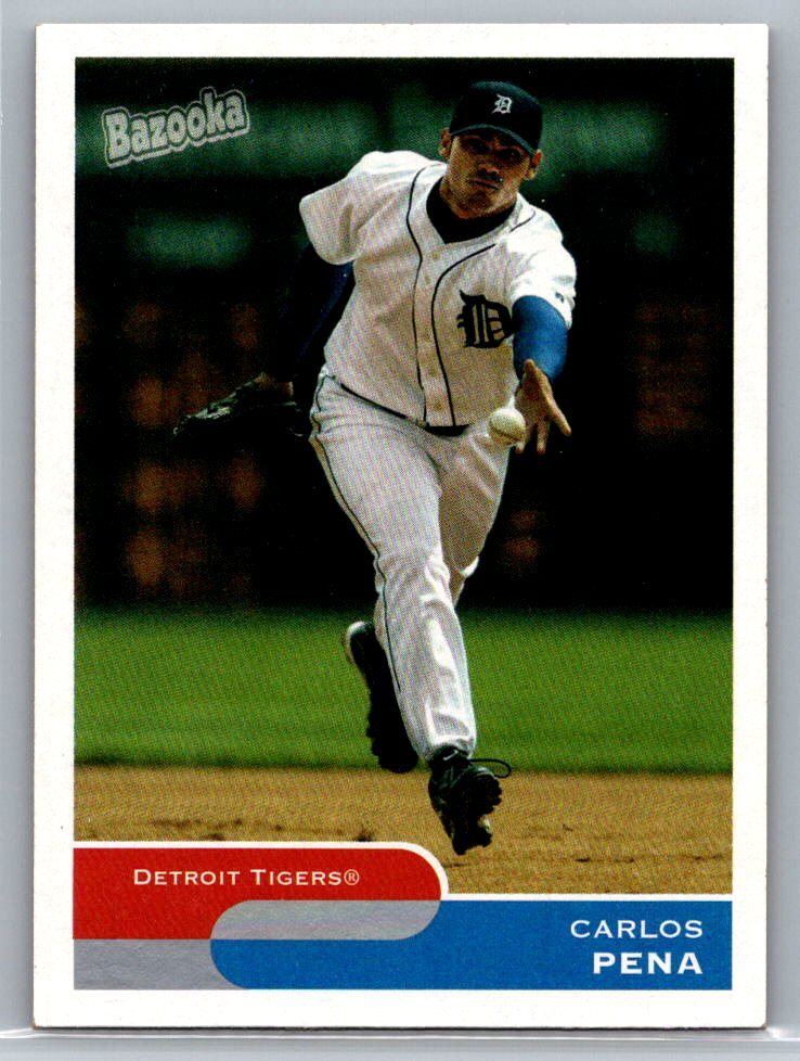2004 Bazooka #174 Carlos Pena Red Chunks