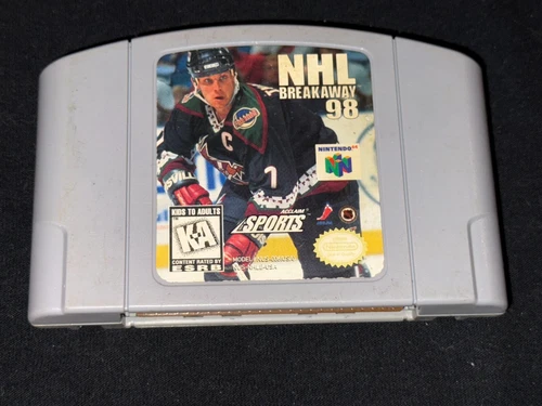 NHL Breakaway 98 (Nintendo 64, 1998) Cleaned / Tested / Authentic N64