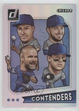 2020 Donruss Contenders Anthony Rizzo David Ross Javier Baez Kris Bryant 0m0g