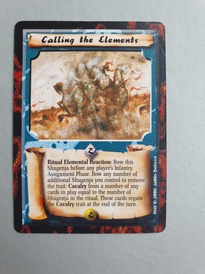 Calling the Elements, Forbidden Knowledge Set, L5R TCG Common NM