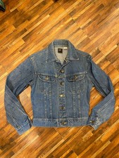 Vintage 70s Lee Riders Denim Jacket Size 38 101-J Union Made in USA Sanforized