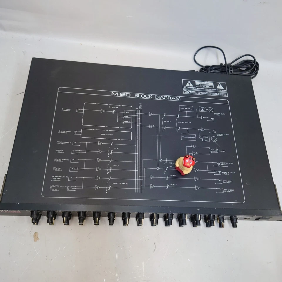 Roland M-120 Line Mixer 12-Channel Rackmount Audio Mixer Tested from Japan - Image 4 of 4