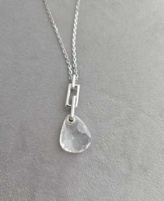 Swarovski Necklace Silver 925 Chain With Crystal Stone