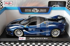 Ferrari FXX-K Evo #27 Blue MAISTO 1:18 Scale Die-Cast Model Car