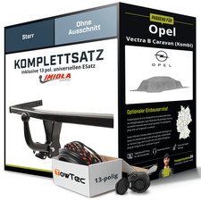 Für OPEL Vectra B Caravan 31, J96 Anhängerkupplung starr +eSatz 13pol uni 96-03