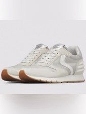 VOILE BLANCHE JULIA POWER Sneakers In Suede And Fabric in Light Gray - Size 7