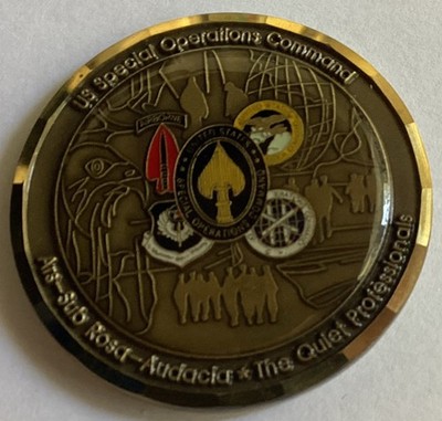 US Special Operations Command Challenge Coin DISA USSOCOM Field Office