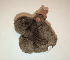 Vintage Puffkins Plush Stuffed Animal Toy Gus the Moose Brown