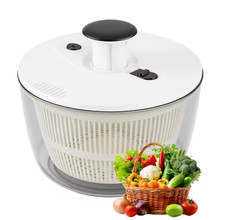 2026 Salad Spinner 5L Good Grips Compact Non-Slip Base with Multi-Purpose Basket