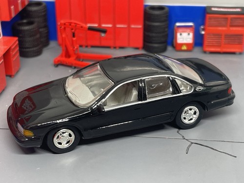 1994-1996 Chevy Impala SS Black 1/64 Scale Collectible Diorama Model - Picture 2 of 8
