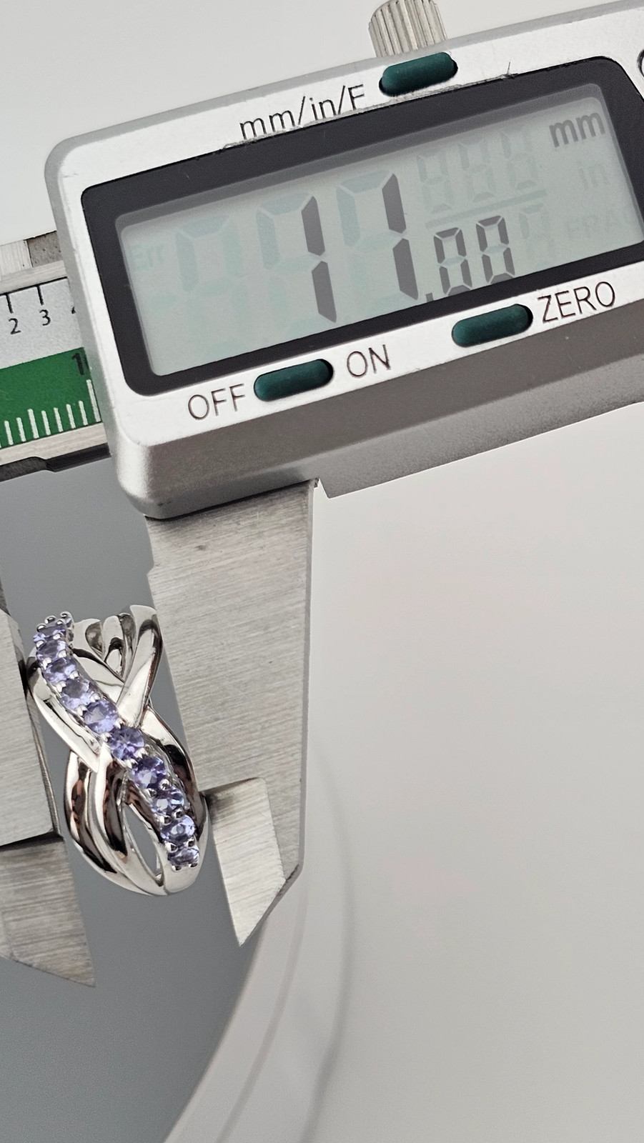 925 Sterling Silver Crossover Infinity Style Ring… - image 6