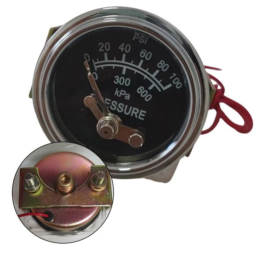For Vehicles Engine Oil Gauge Chrome-Plated Gauge Automotive Maintenance - Picture 4 of 7