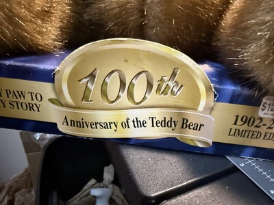 Teddy Roosevelt 100th Anniversary Plush Bear Still in Box New | eBay