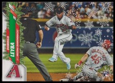 2020 Topps Holiday Domingo Leyba   RC Rookie HW92