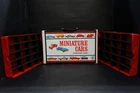 VINTAGE 1966 MATTEL MINITURE CARS CARRYING CASE 40 VEHICLES MATCHBOX-HOTWEELS