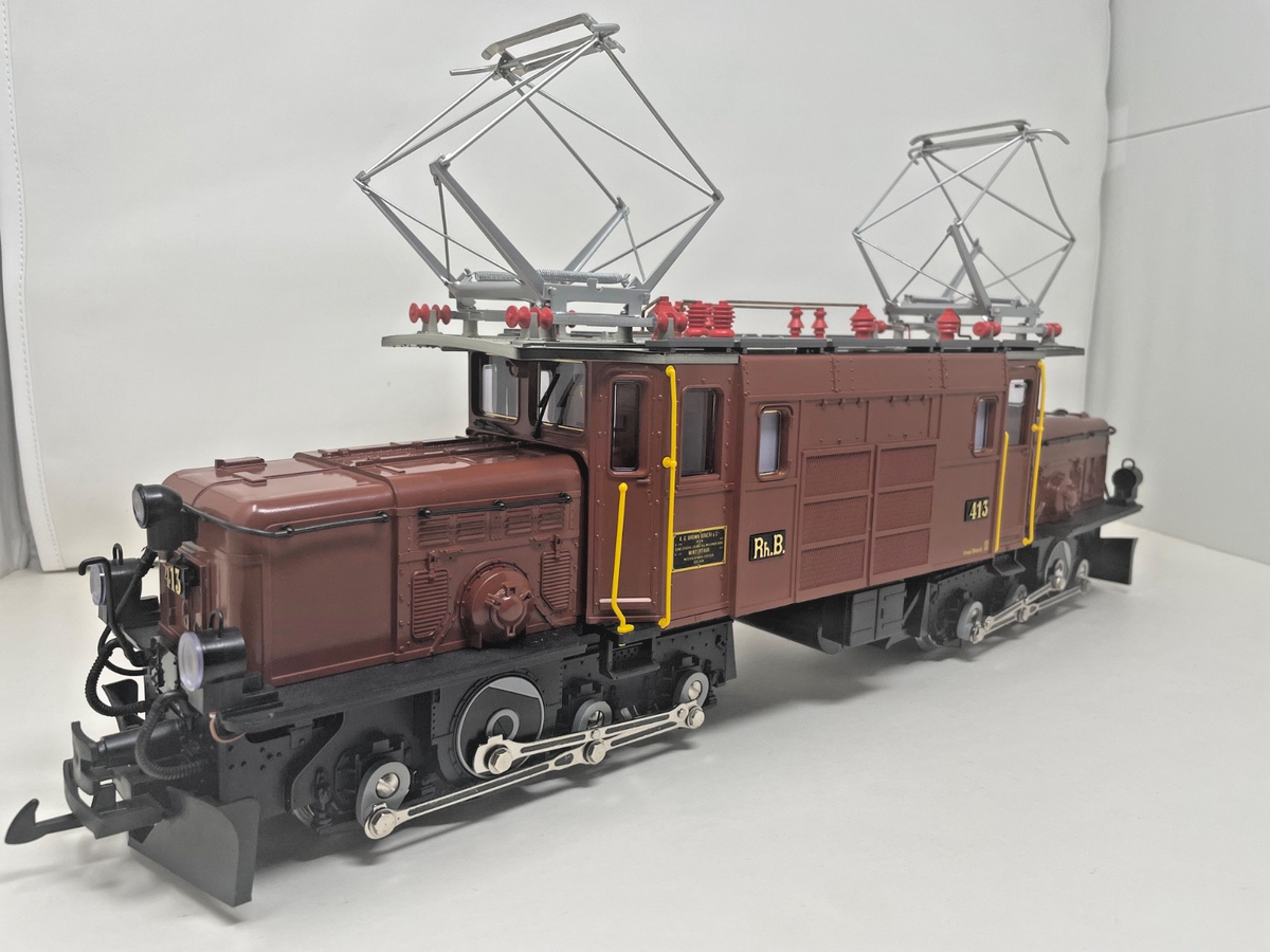 LGB RhB Crocodile 1980 G Scale Electric Locomotive - Brown (2040