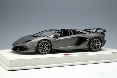 Make Up EML028E 1/18 Lamborghini Aventador SVJ Roadster 2019 Gray EIDOLON