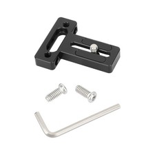 Secure Camera Monitor Cage Mounting Plate With Quick Release 1/4" Screw