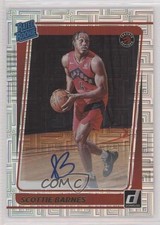 2021 Panini Donruss Rated Rookie Choice Signatures Scottie Barnes #236 Auto 0hw