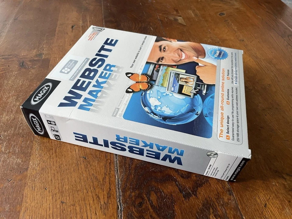 Big Box PC CD ROM Software Magix Website Maker Windows Vista / Complete - Image 2 of 4