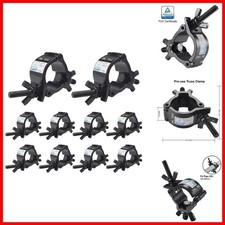 Black 10PCS GZhumin 1.37-1.57in Truss Clamps Fit 35-40mm OD Tube/Pipe